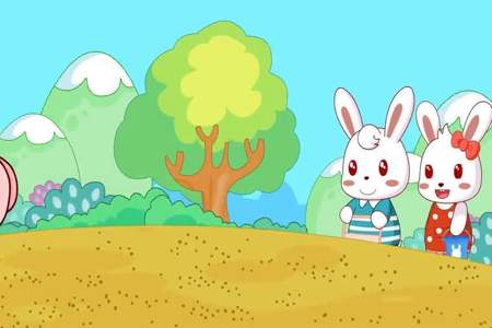 小白兔在种树写一段话怎么写呢