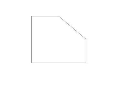 三角形少一横是什么形状
