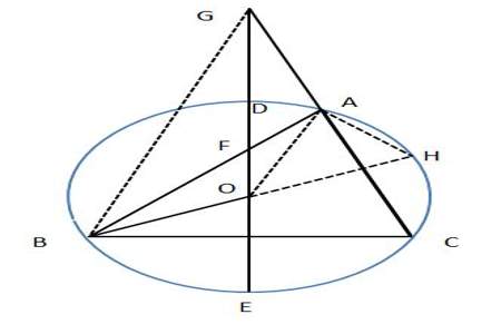 三角形共圆中心点儿怎么找